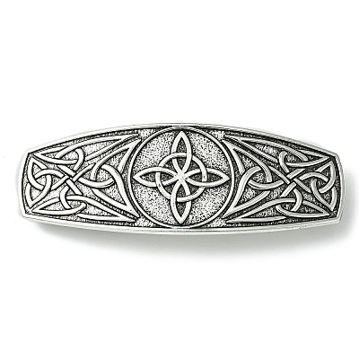 Alloy Hair Barrettes OHAR-C010-05B-AS-1