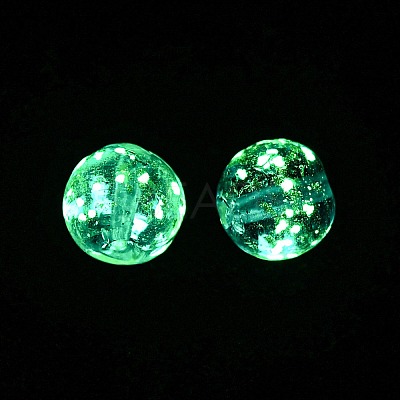 Luminous Handmade Gold Sand Lampwork Beads FOIL-B001-07D-1