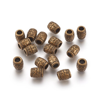 Antique Bronze Tibetan Style Alloy Spacer Beads X-MLF0756Y-NF-1
