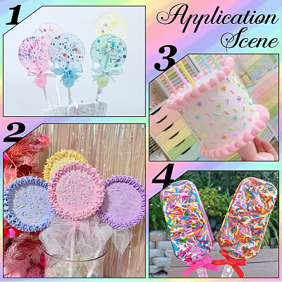 180G 18 Colors Handmade Polymer Clay Sprinkles CLAY-SC0002-11-1