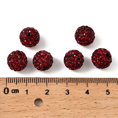 Pave Disco Ball Beads RB-H258-10MM-208-1