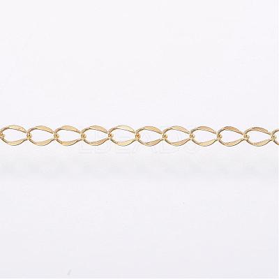Handmade Ion Plating(IP) 304 Stainless Steel Curb Chains STAS-G038-11A-1
