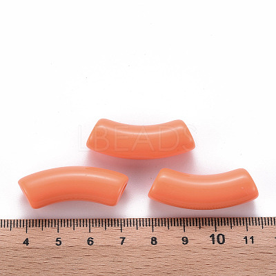Opaque Acrylic Beads X-MACR-S372-001B-S025-1