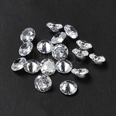 Cubic Zirconia Cabochons ZIRC-M002-7mm-007-1
