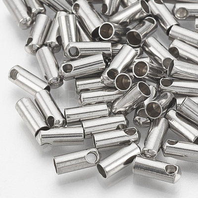 Tarnish Resistant 201 Stainless Steel Cord Ends STAS-S028-36-1