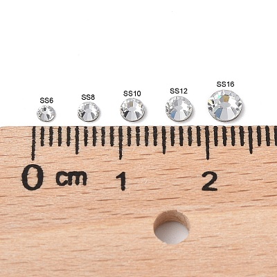 Preciosa&reg Crystal Hotfix Flatback Stones Y-PRC-HSS12-20110-200-1