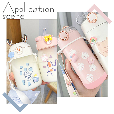 DIY Silicone Cup Bottom Sleeve Covers Sets DIY-BC0002-98-1