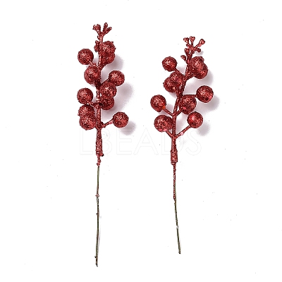 Plastic Imitation Fruit Stem Accessories LS-DIY-B048-02C-1