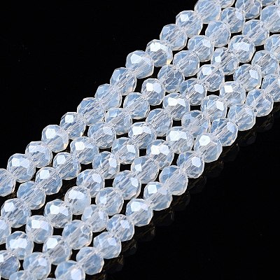 Electroplate Glass Beads Strands EGLA-A044-J3mm-A06-1