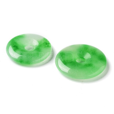 Dyed Natural White Jade Pendants G-Q016-05A-01-1