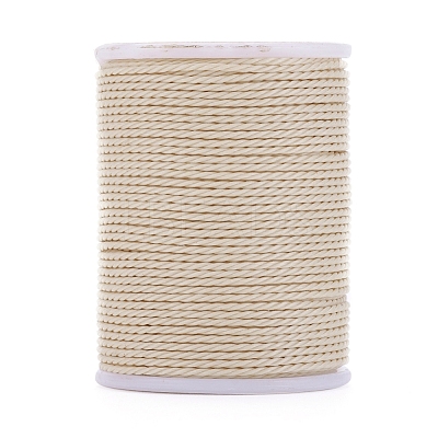 Round Waxed Polyester Cord YC-G006-01-1.0mm-12-1