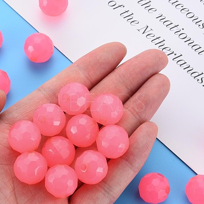 Imitation Jelly Acrylic Beads MACR-S373-97C-E09-1