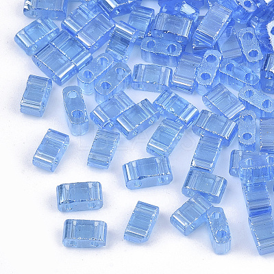 2-Hole Glass Seed Beads LS-SEED-S023-36B-02-1