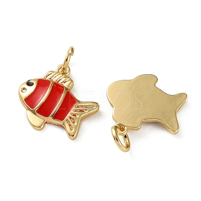 Ocean Brass Charms KK-D221-21G-02-1