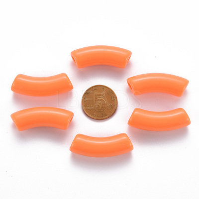 Opaque Acrylic Beads X-MACR-S372-001B-S025-1