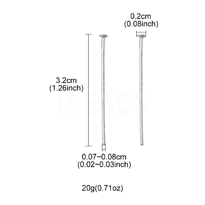 Iron Flat Head Pins IFIN-FS0001-30D-1