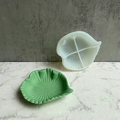 DIY Leaf Dish Tray Silicone Molds DIY-P070-H05-1