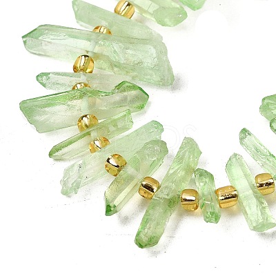 Natural Quartz Crystal Beads Strands G-F800-C14-1