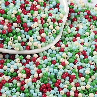 Opaque Acrylic Beads OACR-H118-07A-08-1