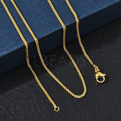 1.5MM Brass Wheat Chain Necklaces for Women KK-CBA4FD4-08G-1