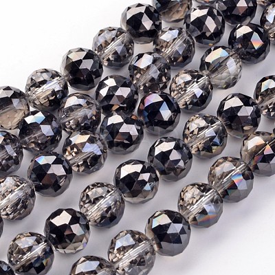 Electroplate Glass Bead Strands EGLA-J140-HP02-14mm-1