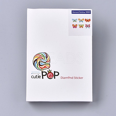 DIY Diamond Painting Stickers Kits For Kids DIY-F051-04-1