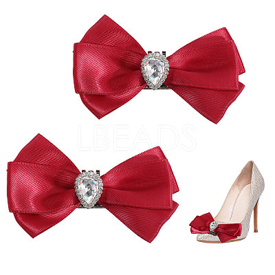 Detachable Polyester Shoe Decorations AJEW-WH0283-29A-1