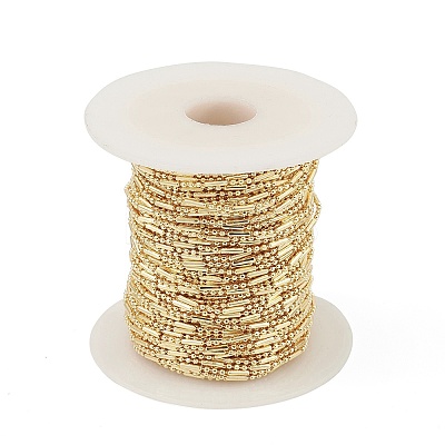 Brass Column & Round Ball Chains CHC-M025-02G-1