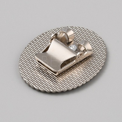 Tibetan Style Zinc Alloy Bolo Tie Slides Clasp Cabochon Settings FIND-WH0260-37G-AS-1
