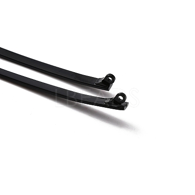 2Pcs Alloy Eyeglasses Arm FIND-WH0128-29EB-1