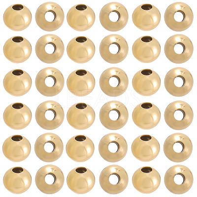 Brass Spacer Beads KK-BBC0015-08C-1
