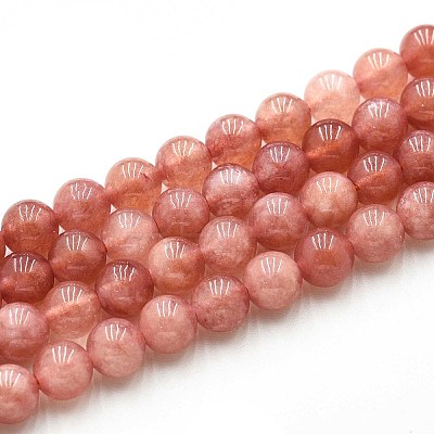 Natural Quartz Beads Strands G-N355-6mm-22-1