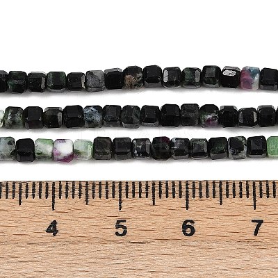 Natural Ruby in Zoisite Beads Strands G-RM2025-C37-B-1