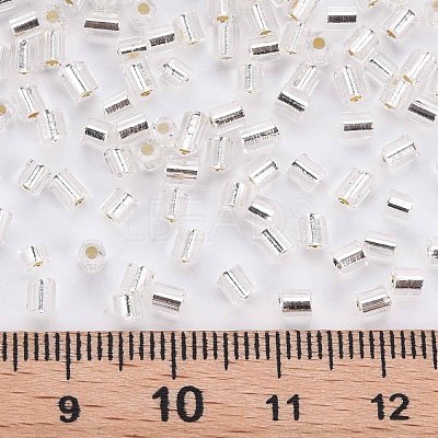 8/0 Glass Bugle Beads SEED-S032-07A-21-1