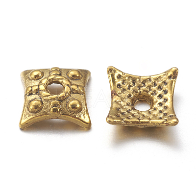 Tibetan Style Bead Caps GLF0573Y-NF-1