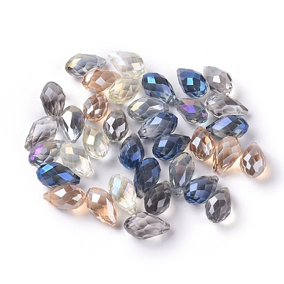 Eletroplated Glass Beads EGLA-R013-13x8mm-M-1