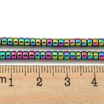 Electroplated Synthetic Non-magnetic Hematite Beads Strands G-K361-A06-01-1