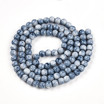Baking Paint Glass Beads X1-DGLA-N003-8mm-C07-1