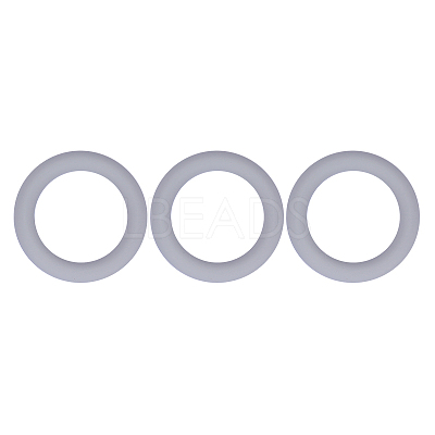 3Pcs Ring Silicone Focal Beads JX895H-01-1