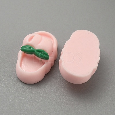 Opaque Resin Cabochons CRES-WH0010-051-1