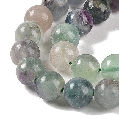 Natural Fluorite Beads Strands G-P530-B04-04-1