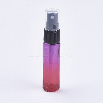 10ml Glass Gradient Color Refillable Spray Bottles MRMJ-WH0011-C02-10ml-1