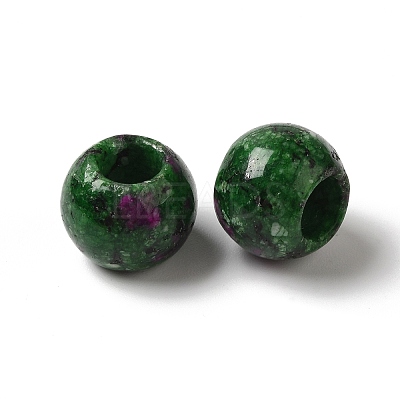 Natural Ruby in Zoisite European Beads G-N342-03H-1