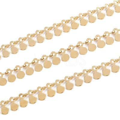 PVD Vacuum Plating Handmade 304 Stainless Steel Link Chains CHS-M004-07G-1