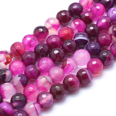 Natural Agate Beads G-J371-09-12mm-1