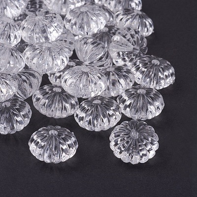 Transparent Acrylic Beads PL712Y-1-1