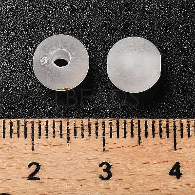 Frosted Transparent Acrylic Beads X1-OACR-F013-13L-1
