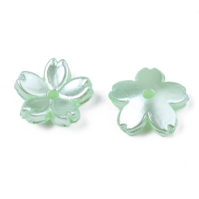 Acrylic Imitation Pearl Beads OACR-N012-002F-1