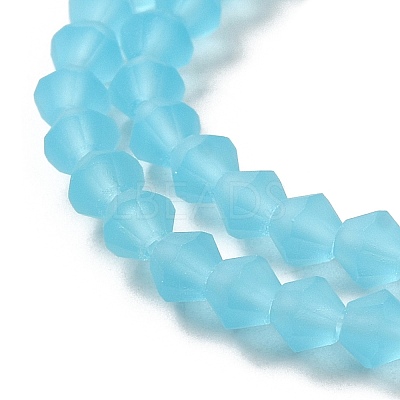 Imitate Austrian Crystal Frosted Glass Beads Strands EGLA-A039-T2mm-MD20-1