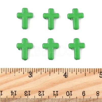 200Pcs Opaque Acrylic Beads SACR-FS0001-39J-1